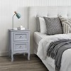 Karl Home 15.75in. W Country Style Two-Drawer Nightstand- Set of 2 - 3 of 4