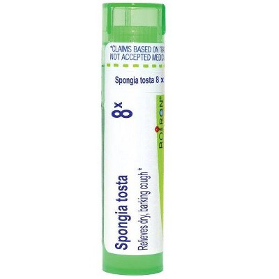 Spongia Tosta 8X by Boiron Homeopathic Single Medicine For Cough, Cold & Flu  -  80 Pellet