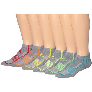 JAMES FIALLO Men's 6-Pairs Running & Athletic Galaxy Streak Pack Patterned Performance Low Cut Socks - 1 of 1