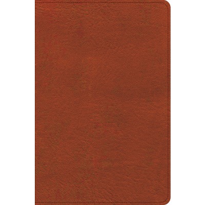 CSB Study Bible, Personal Size, Digital Study Edition, Burnt Sienna Leathertouch - by  Csb Bibles by Holman (Leather Bound)