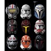 Men's Star Wars: The Clone Wars Helmet Choice T-Shirt - 2 of 3