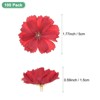 Unique Bargains Silk Fake Plum Blossom Artificial Flower Heads - 3 of 4