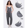 EXLURA Womens Casual Summer Jumpsuits Denim Trendy Fashion Overalls with Pockets - 3 of 4