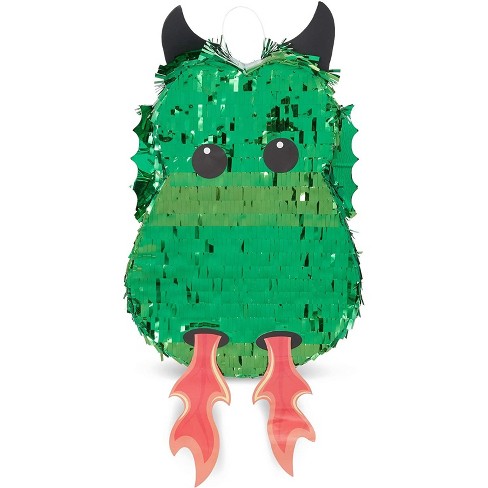 indsigelse Brug af en computer Latterlig Green Dragon Pinata For Baby Shower, Kids Birthday Party Supplies And  Decorations, Small 17 X 10.5 Inches : Target
