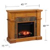 Cartwright Corner Convertible Electric Fireplace - SEI - 4 of 4
