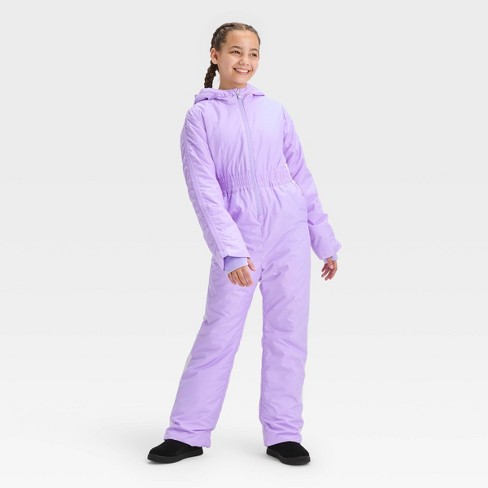 Girls' Solid Snowsuit - All In Motion™ Purple M : Target