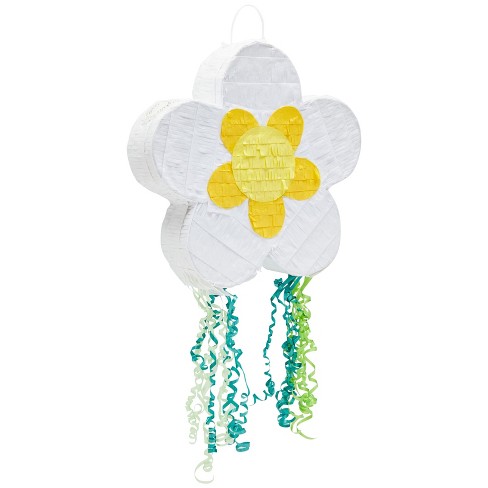 Blue Panda Small Pull String Daisy Pinata For Spring Flower Birthday Party  Decorations, 13 X 13 X 3 In : Target