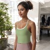 Anna-Kaci Active Women's Double Strap Athletic Crop Tank Top with Built-In Bra - 2 of 4