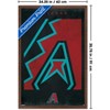 Trends International MLB Arizona Diamondbacks - Logo 25 Framed Wall Poster Prints - 3 of 4