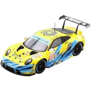 Porsche 911 RSR-19 #88 "Dempsey-Proton Racing" GTE Am "24 Hours of Le Mans" (2022) w/Display Case 1/18 Model Car by Spark - 1 of 3