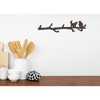 VIP Metal 18.5 in. Brown Birds on Branch Wall Hooks - 2 of 4