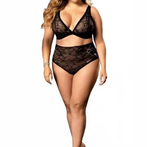 Women's Exquisite 2 Piece Bra Set - Plus - Mapale - 1 of 2