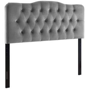 Annabel Queen Diamond Tufted Performance Velvet Headboard - Modway - 1 of 4