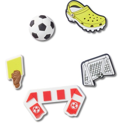 Crocs Jibbitz Soccer Team Shoe Charms 5pk