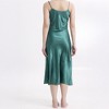 LECHERY Women's Lustrous Silky Shiny Satin Slip Dress - 3 of 4