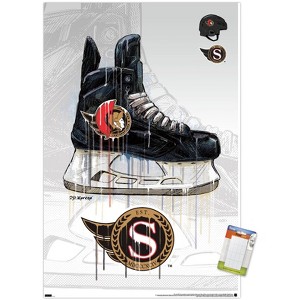 Trends International NHL Ottawa Senators - Drip Skate 21 Unframed Wall Poster Prints - 1 of 4