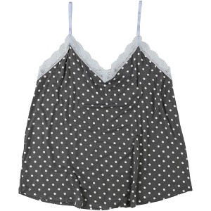 P.J. Salvage Womens Lace-Trimmed Pajama Sleep Cami Tank Top - 1 of 2