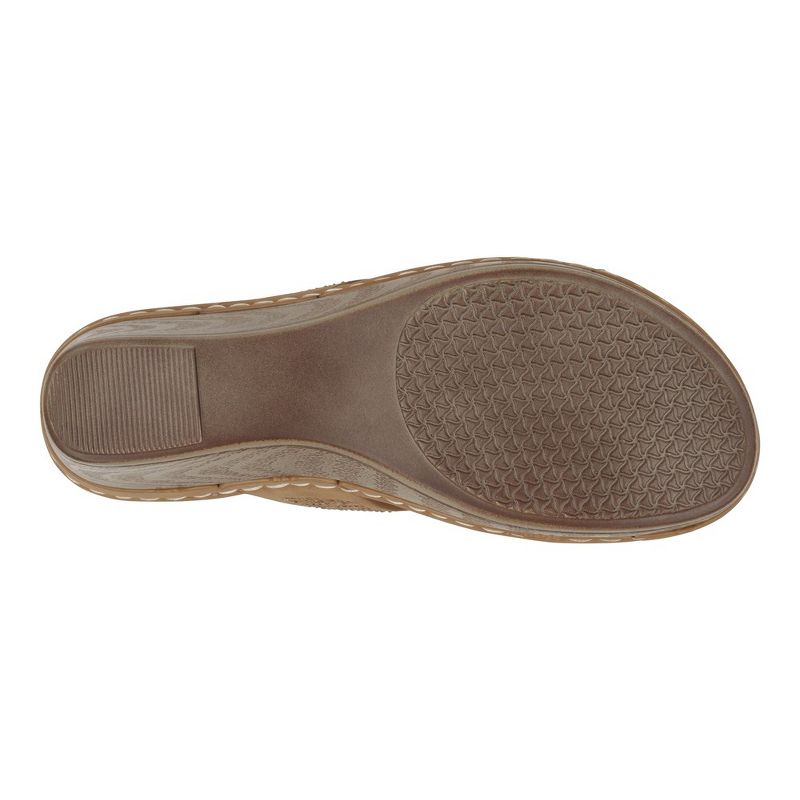 GC Shoes Madore Embellished Comfort Slide Wedge Sandals, 5 of 6