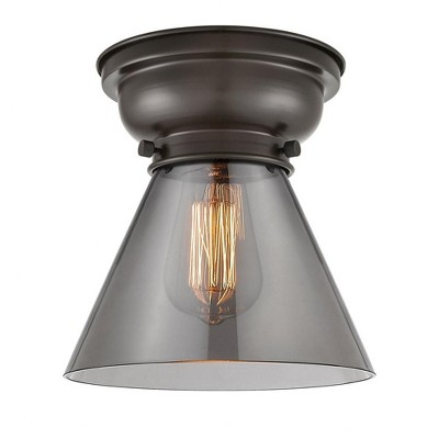 Cone - 1 Light Flush Mount In Industrial Style-7.4 Inches Tall and 7.75 Inches Wide
