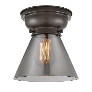 Cone - 1 Light Flush Mount In Industrial Style-7.4 Inches Tall and 7.75 Inches Wide - 1 of 1