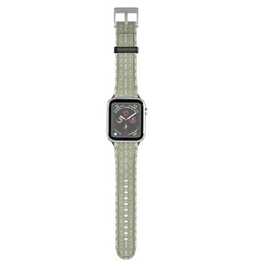 Sheila Wenzel-Ganny Sage Minimalist Mudcloth 42mm/44mm Silver Apple Watch Band - Society6 - 1 of 3