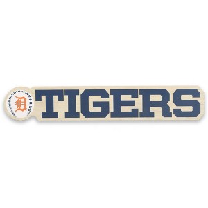 MLB Detroit Tigers Chunky Wood Wall Sign - 1 of 4