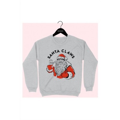 Women's Santa Claws Crewneck Sweatshirt - WKNDER