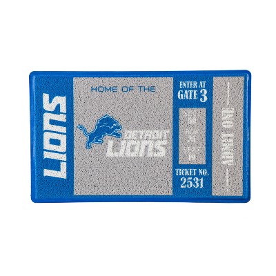 Evergreen Detroit Lions Turf Mat, Detroit Lions