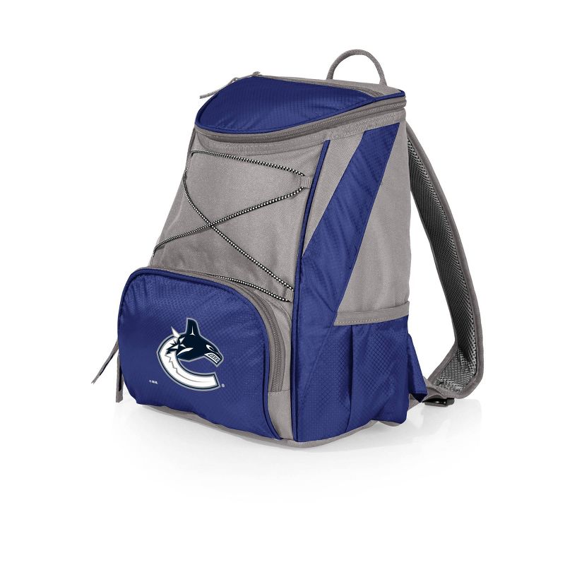 NHL Vancouver Canucks PTX Backpack Cooler - Navy Blue, 3 of 5