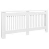vidaXL Radiator Cover White MDF 67.7" - 2 of 4