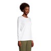 Lands' End Women's Relaxed Supima Cotton Long Sleeve Crew Neck T-Shirt - 4 of 4