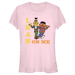 Junior's Sesame Street Bert and Ernie Lean On Me T-Shirt - 1 of 4