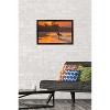 Trends International Surfing - Morning Walk Framed Wall Poster Prints - 2 of 4