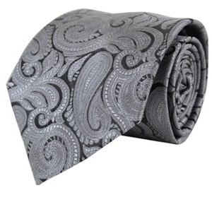 Men's Paisley Microfiber Woven Wedding Neckties - 1 of 4