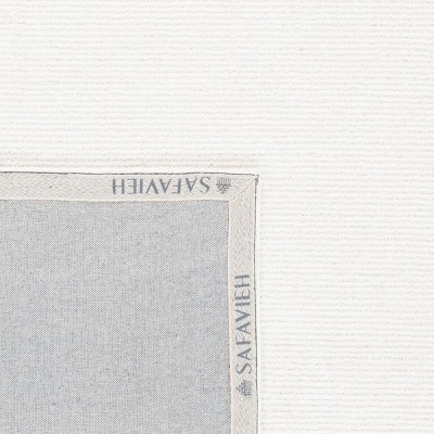 Ivory Hand Tufted Wool and Viscose Runner Rug