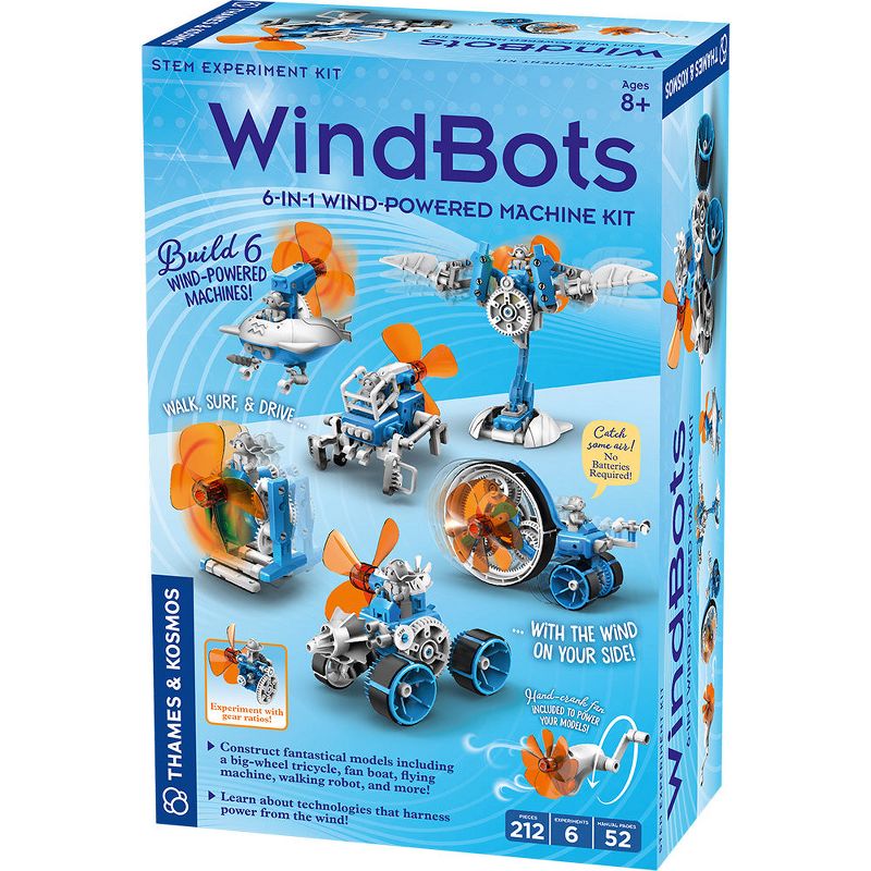 WindBots: 6-in-1 Wind-Powered Machine Kit, 1 of 11