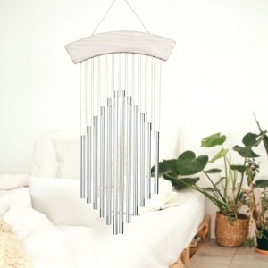 Woodstock Windchimes Woodstock Cottage Decor Chime, Wind Chimes For Outside, Wind Chimes For Garden, Patio, and Outdoor Decor, 19"L - 1 of 4