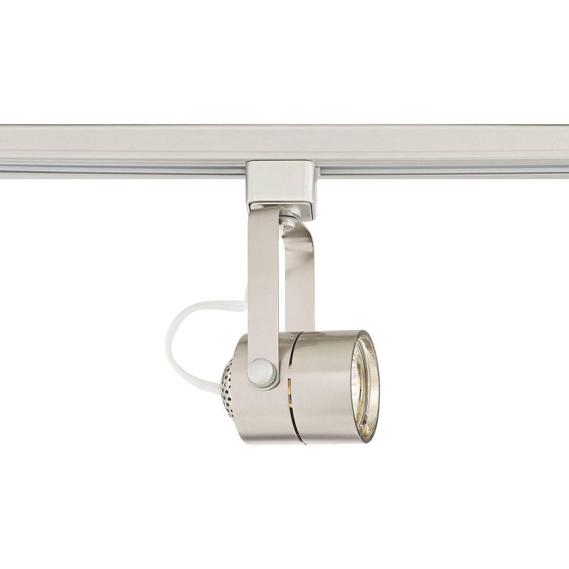 Pro Track 4-Head LED Ceiling Track Light Fixture Kit Floating Canopy GU10 Spot Light Adjustable Silver Modern Cylinder Kitchen Bathroom 44" Wide, 2 of 6