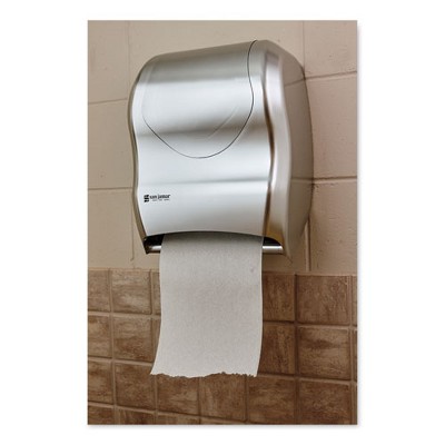 San Jamar Silver Touchless Roll Towel Dispenser