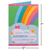 Paper Love 3D Happy Birthday Rainbow Pop Up Card, For Adults or Kids - 5" x 7" Cover - Includes Envelope and Note Tag - 2 of 4