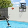 Resenkos Wall-Mounted Basketball Hoop with 43" Shatter-Resistant Backboard and Net - Black - 3 of 4