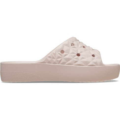 Crocs Women s Classic Platform Geometric Slide Sandals W10 Quartz Target