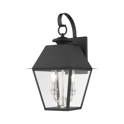 Livex Lighting Mansfield 2 - Light Wall Light in  Black