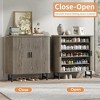 5-Tier Shoe Cabinet Storage for Entryway, Narrow Hidden Shoe Rack - 4 of 4