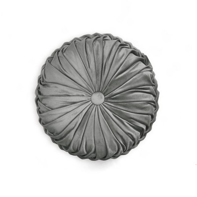 Round gray hot sale pillow