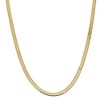 Black Bow Jewelry 5.5mm, 14k Yellow Gold, Solid Herringbone Chain Necklace - 3 of 4