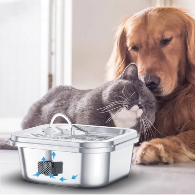 Geeni 4L Stainless Steel Smart Pet Water Fountain