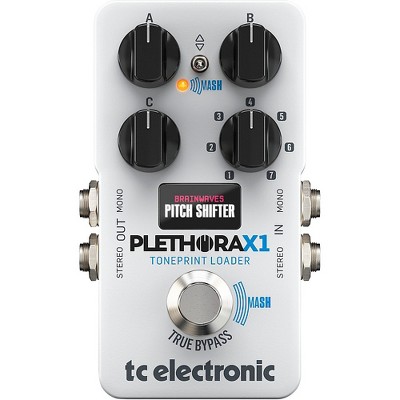 TC Electronic PLETHORA X1 TonePrint Loader and TC Guitar Effects Pedal White