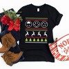 SmileyWorld Ugly Christmas Sweater Pixels - Youth Short Sleeve Graphic T-Shirt - 3 of 4