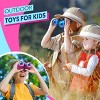 FUNFORFUN Kids Binoculars, Gifts for 3 4 5 6 7 8 Year Old Girls Boys, 4X Compact High Resolution Binocular, Outdoor Toys for Boys 3-12 Years Old - 3 of 4